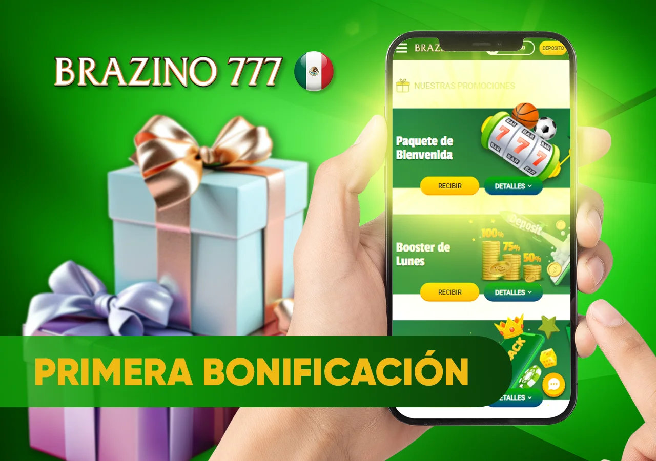 Bono de bienvenida Brazino777
