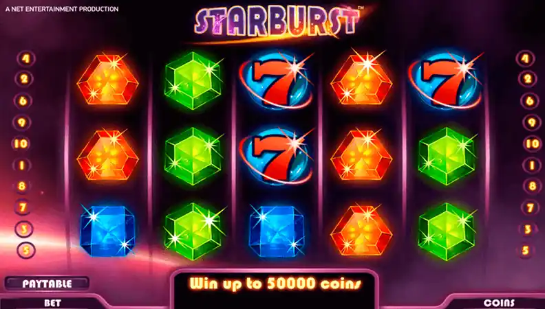 Starburst slot design